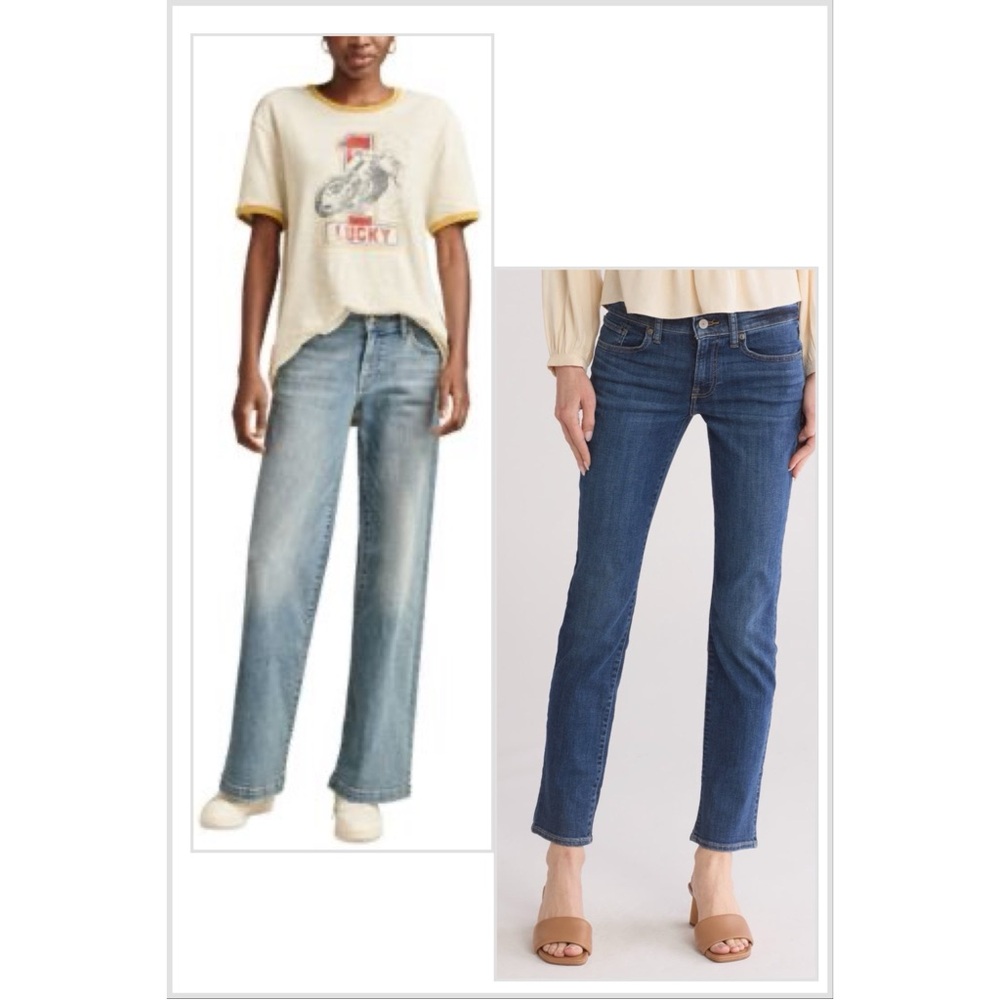 2 NWT Lucky Brand Jeans size 8/29